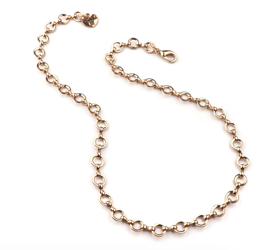 Charm It!  - Gold Chain Choker Necklace