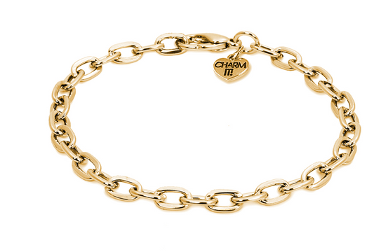 Charm It!  - Gold Chain Bracelet