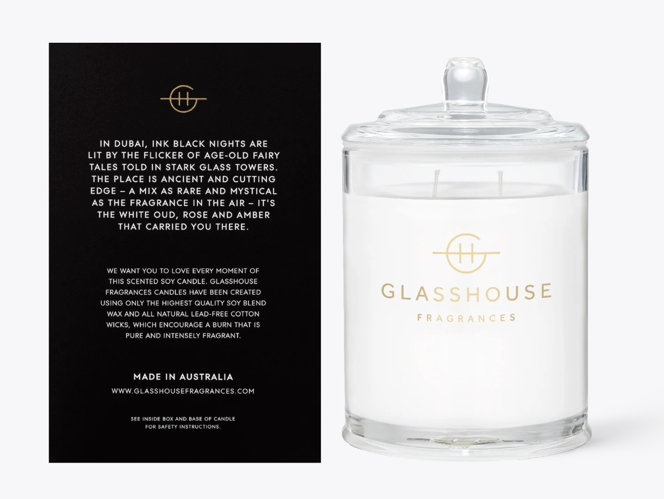 Glasshouse Fragrances 13.4oz Candle - Arabian Nights