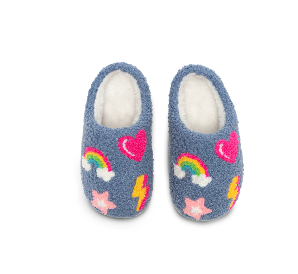 Living Royal Kids Denim Patch Slippers