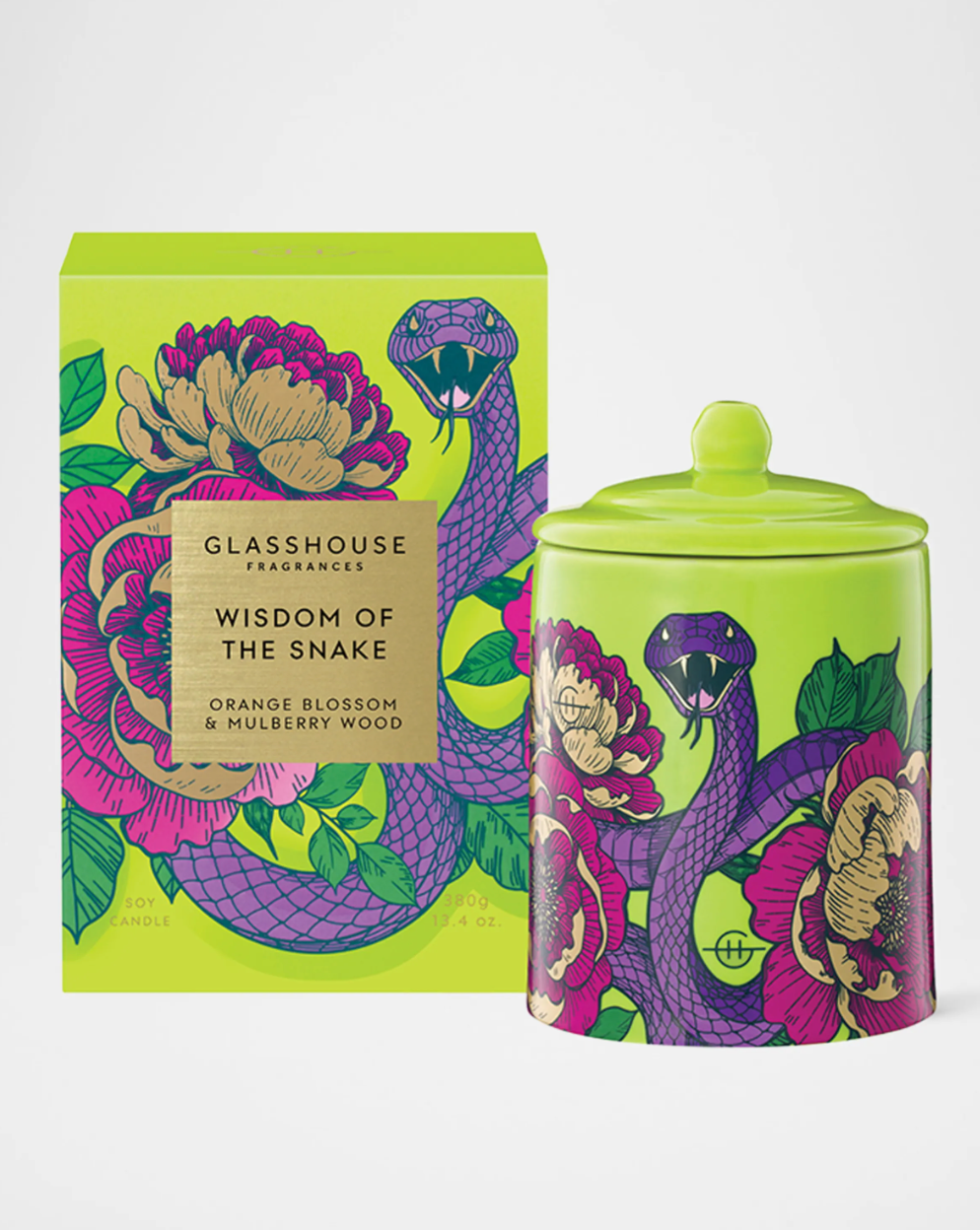 Glasshouse Fragrances 13.4oz Candle - Wisdom of the Snake