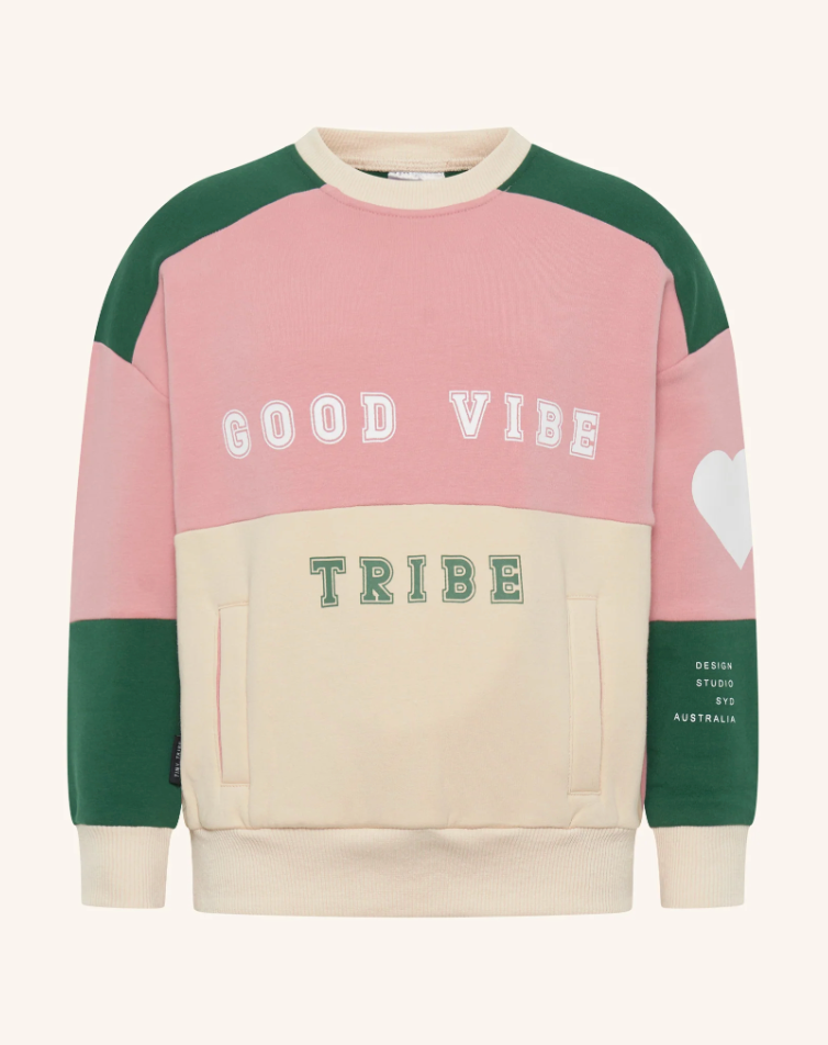 Tiny Tribe Good Vibe Tribe Girl Sweat Top