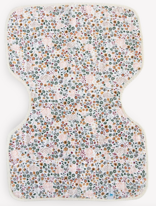 Little Unicorn Cotton Muslin Burp Cloth - Pressed Petals