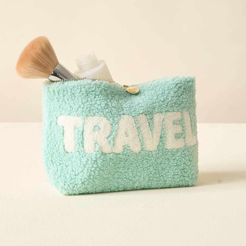 The Darling Effect - Aqua Teddy Pouch - Travel