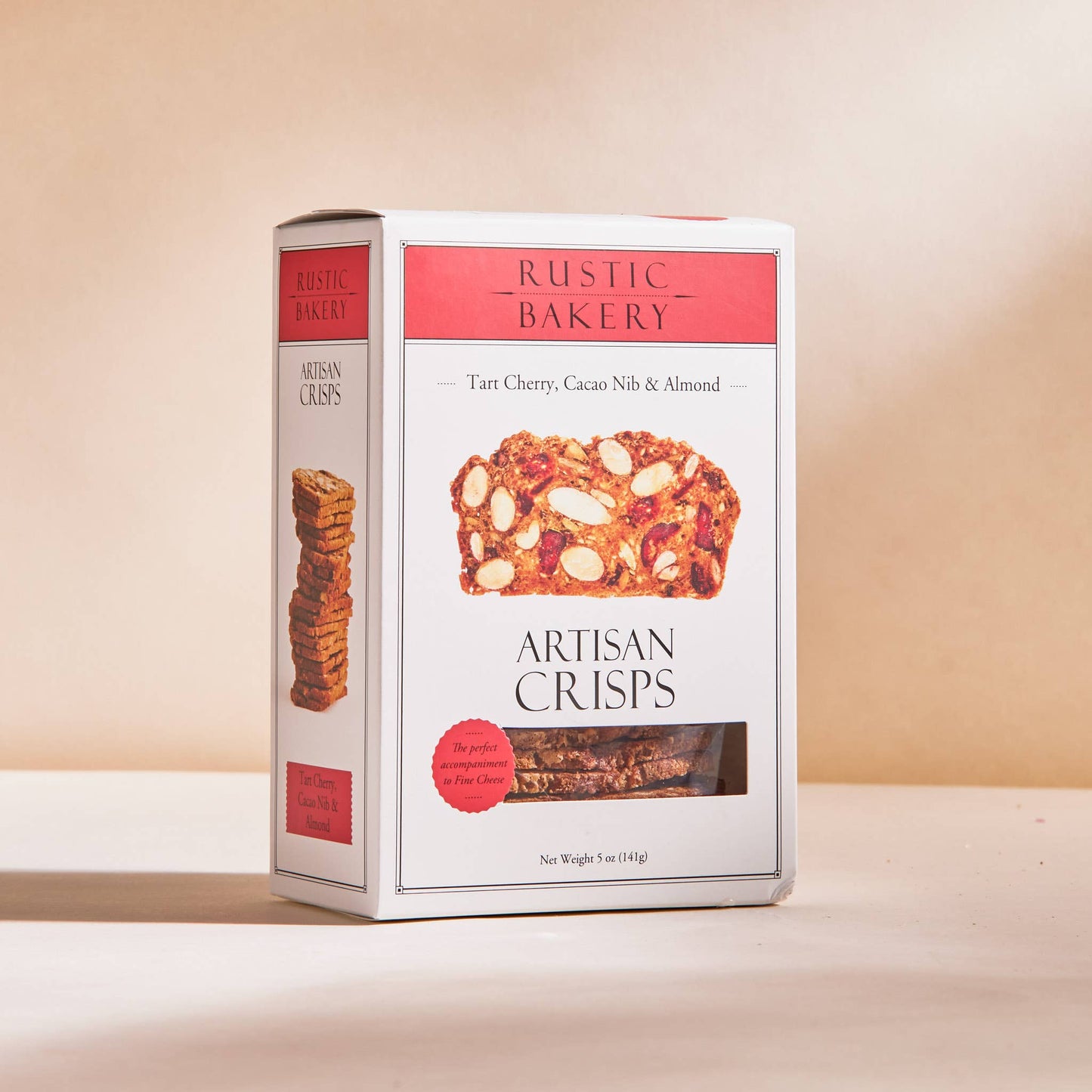 Rustic Bakery - Artisan Crisps - Tart Cherry, Cacao Nib & Almond Box