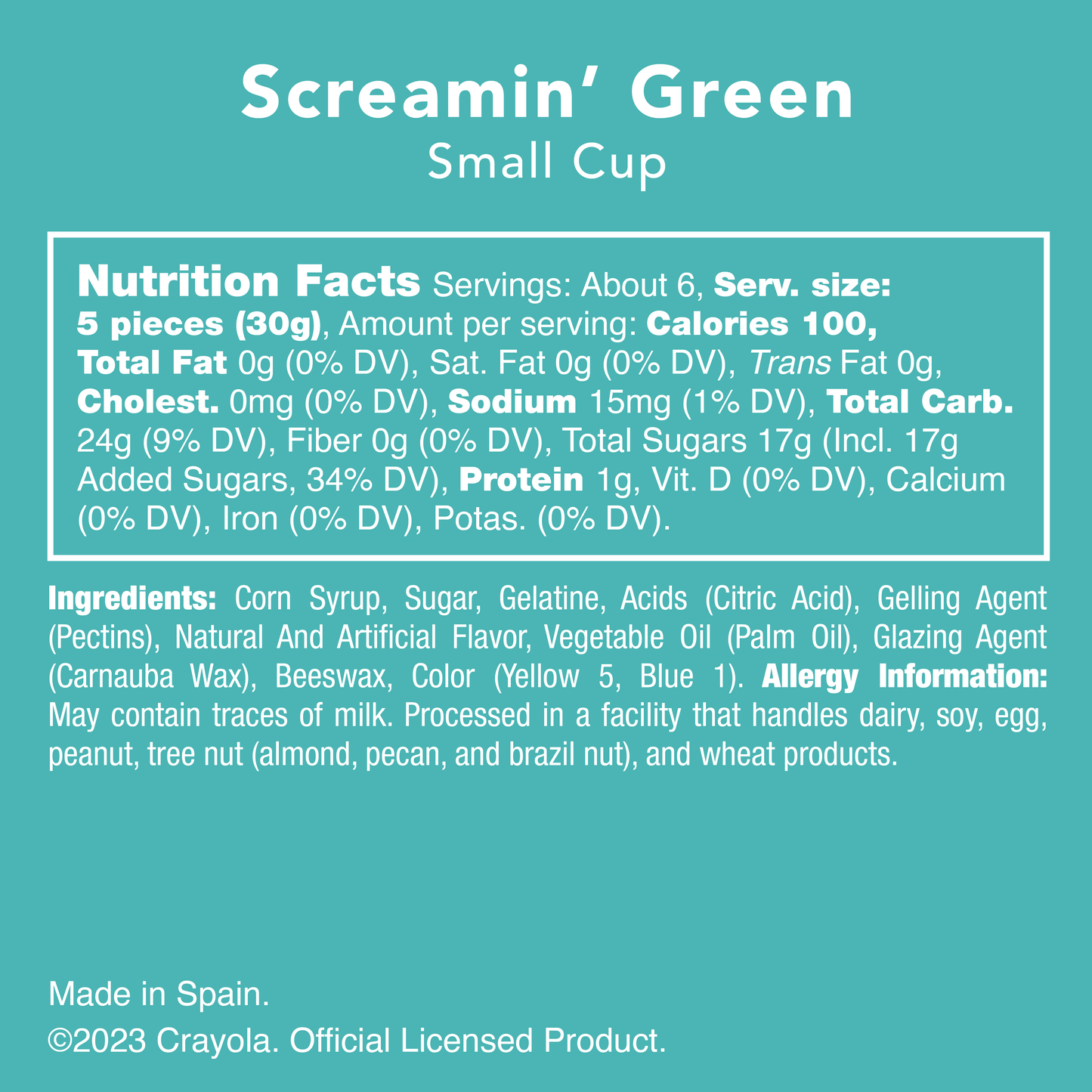 Candy Club - Screamin' Green™ Gummies *CRAYOLA® COLLECTION*