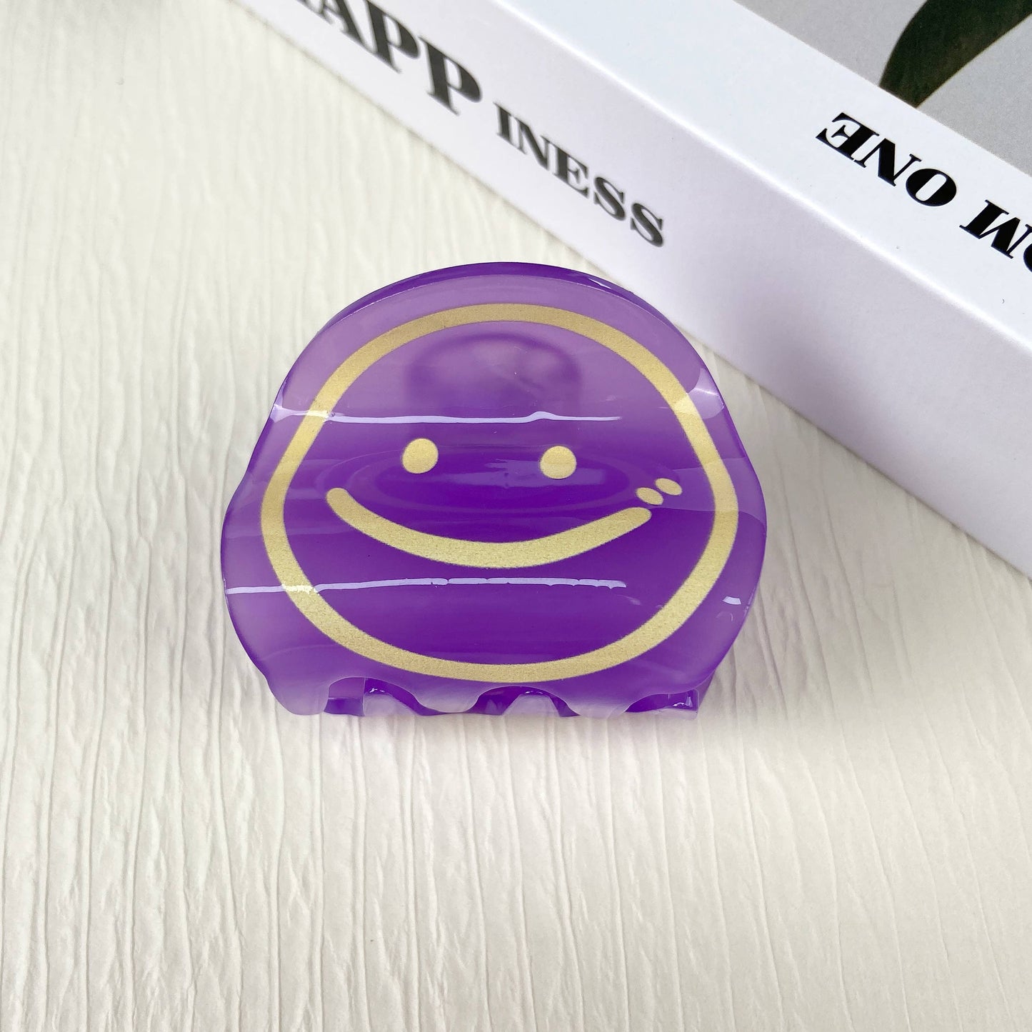 mildstyles - Lovely Smiley Face Hair Claw Clip