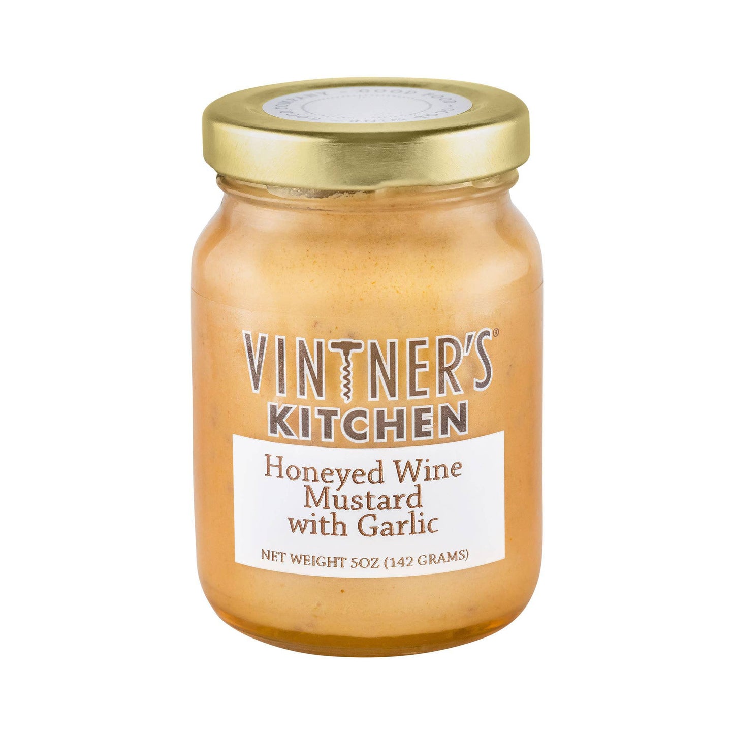 Vintner's Kitchen LLC - Honeyed Wine Mustard With Garlic