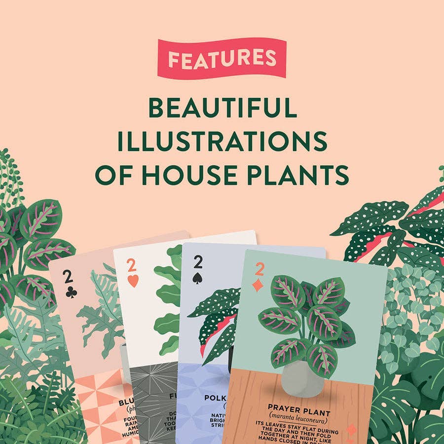 Chronicle Books - Houseplants Playing Cards