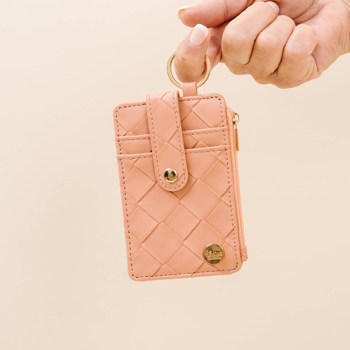 The Darling Effect - Keychain Wallet - Woven Rose