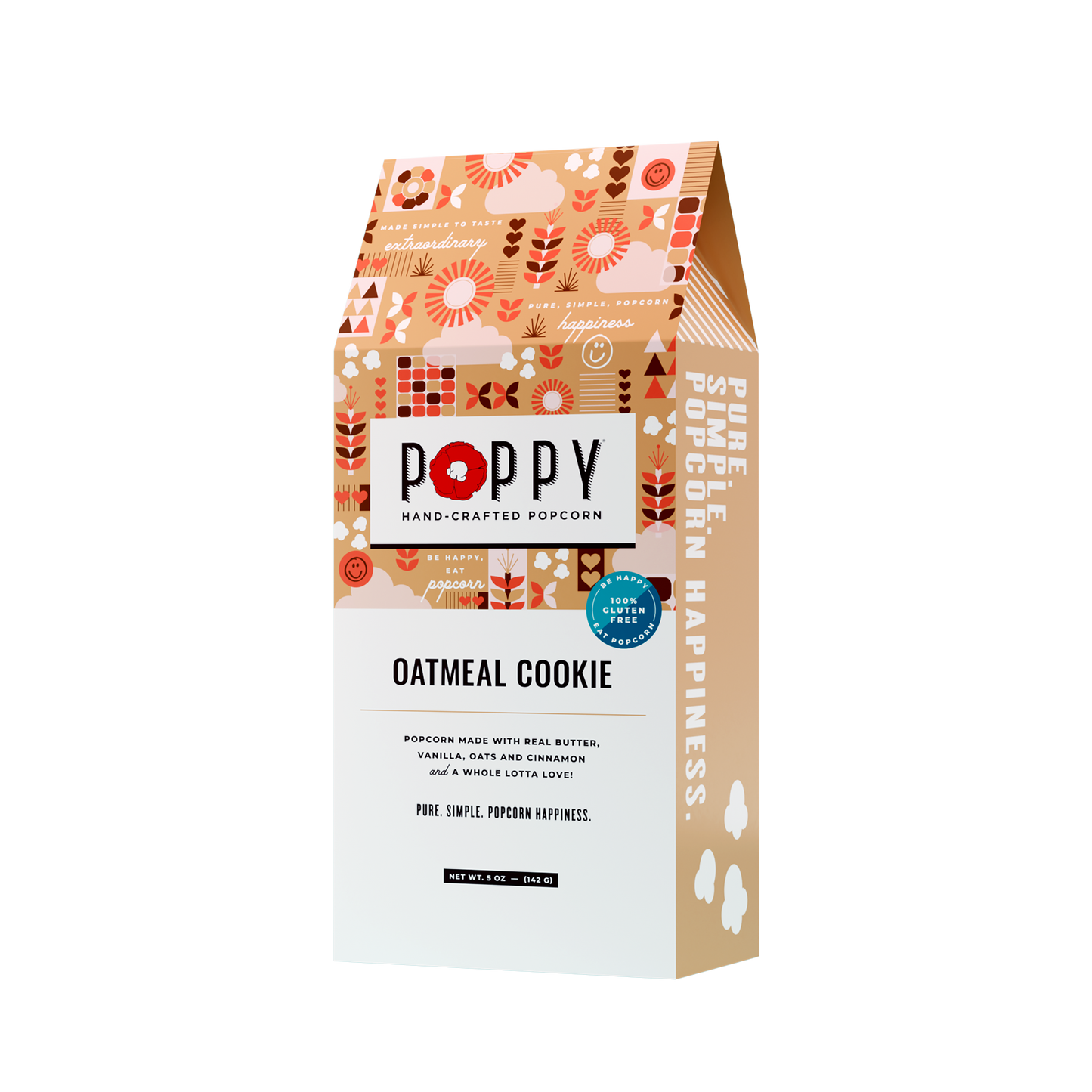 Poppy Hand-Crafted Popcorn - Oatmeal Cookie Gift Box Popcorn