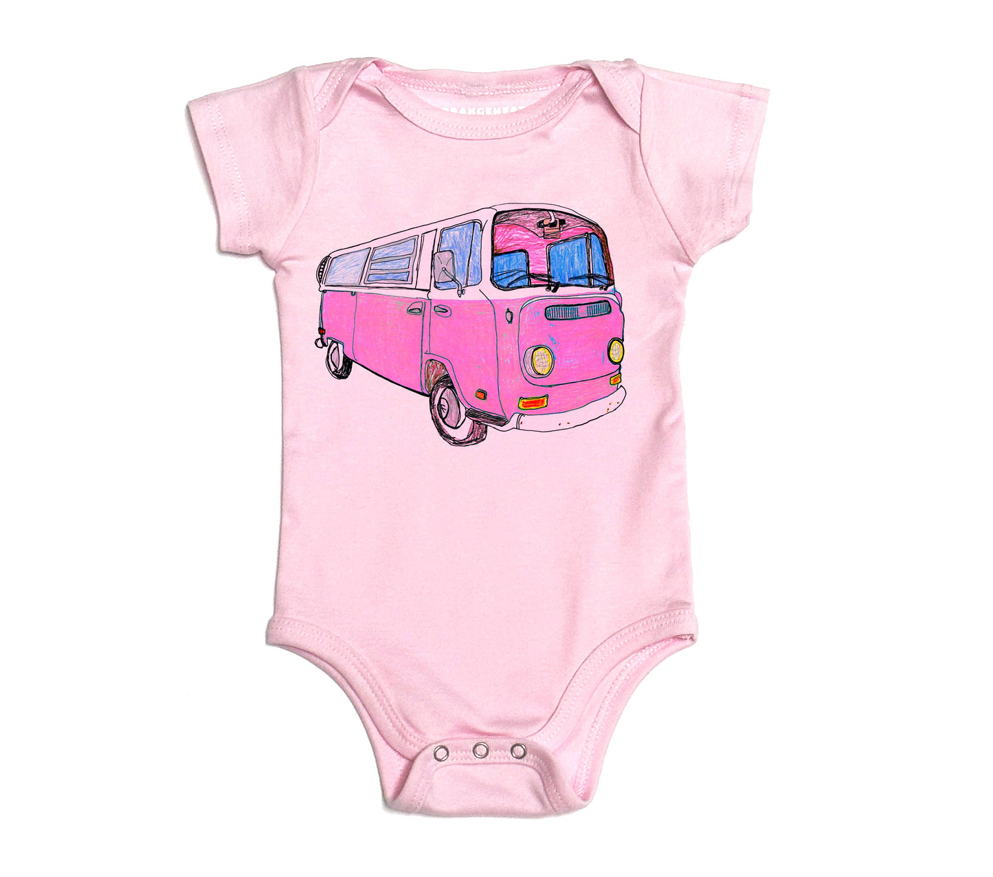 orangeheat - Pink Venice Wheels - Kids Pink Cotton