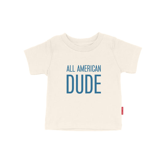 97 Design Co. - All American Dude - Kids T-shirt, 4th of July, Olympics Tee
