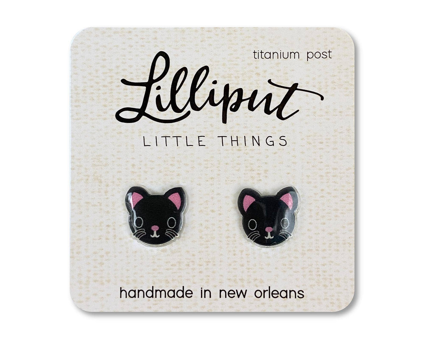 Lilliput Little Things - Kitty Cat Earrings