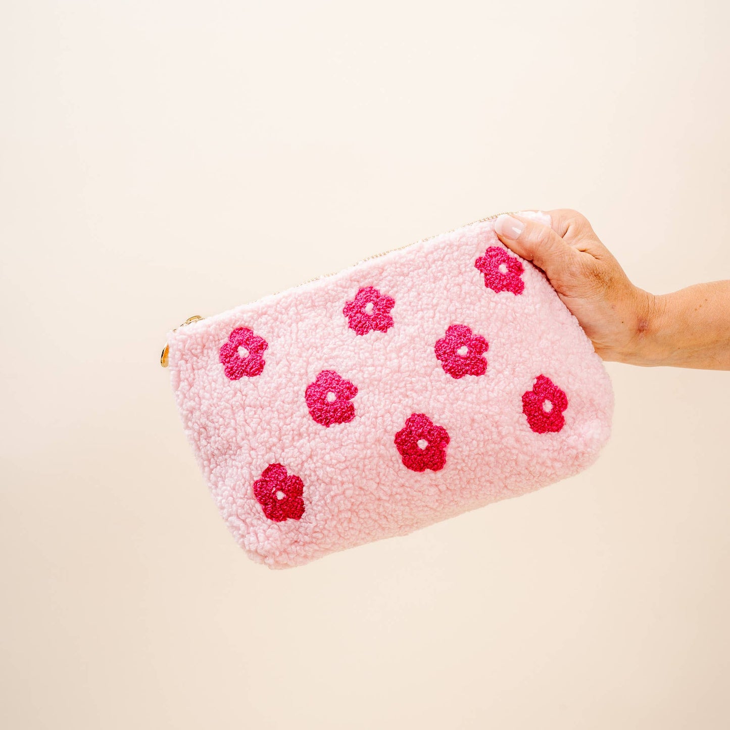 The Darling Effect - Teddy Pouch - Pink Flower