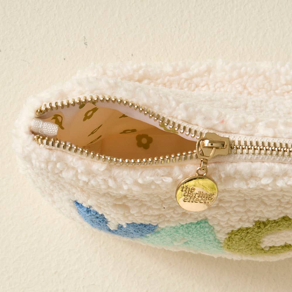 The Darling Effect - Cream Teddy Pouch - Vacay