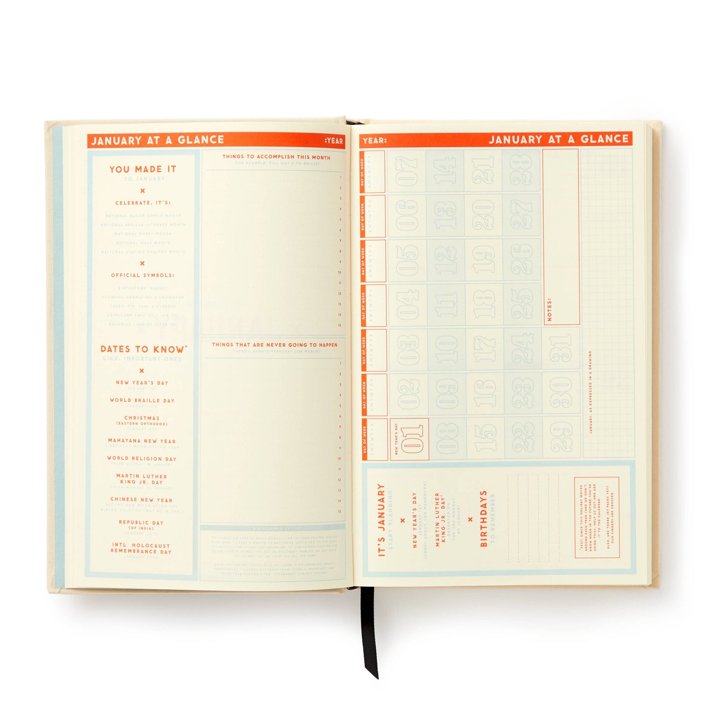 Big Plans Undated Standard Planner