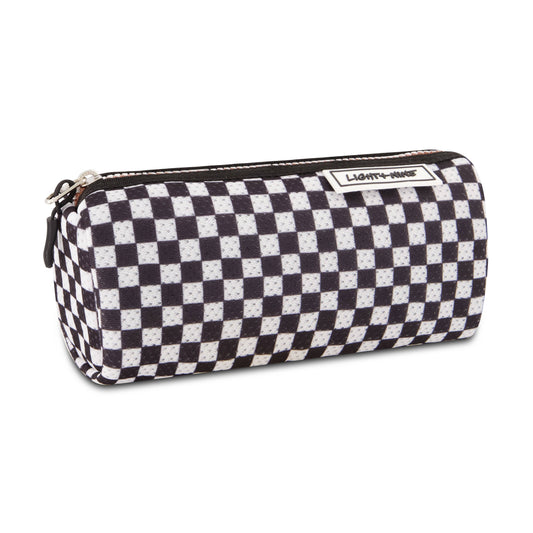 Light + Nine - Pencil Pouch Checkered Black