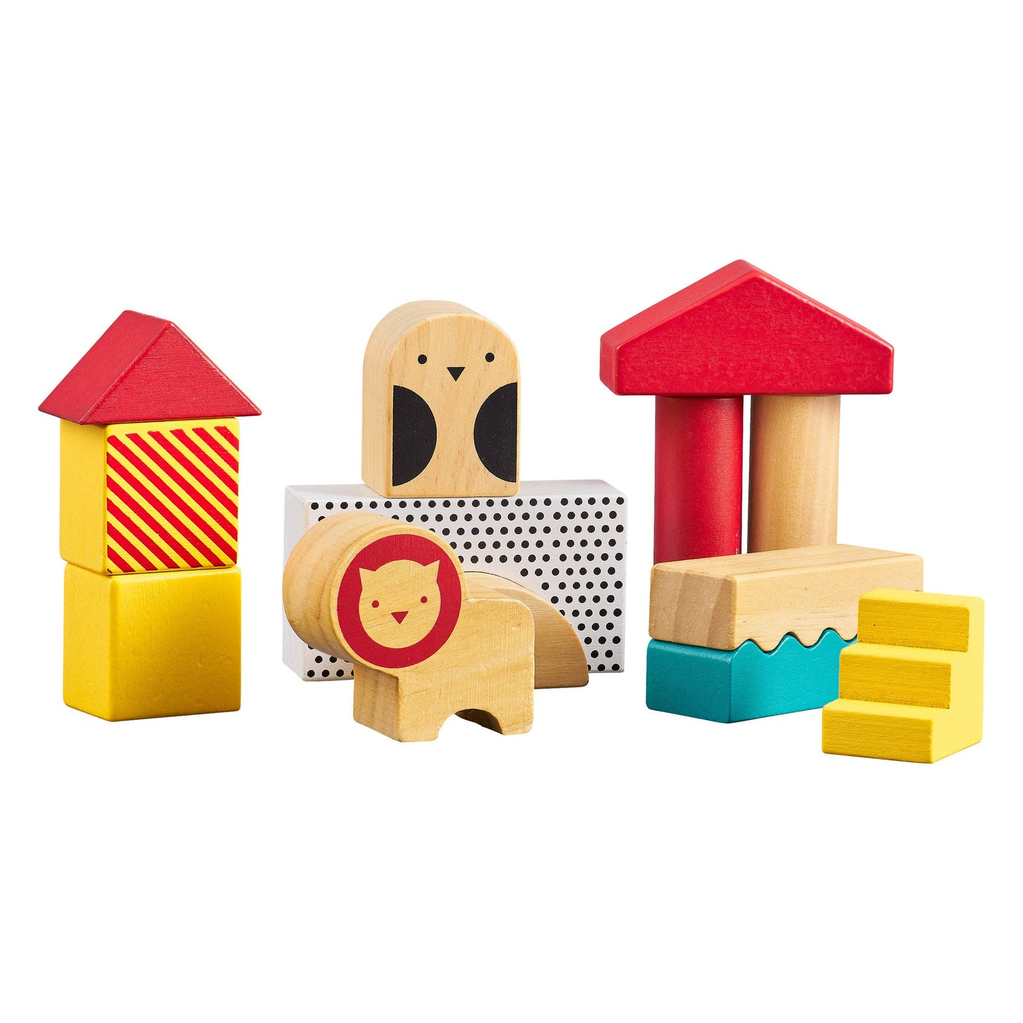 Wooden Blocks Animal Town