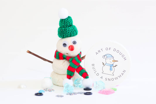 Art of Dough - Build a Snowman Sensory Jar