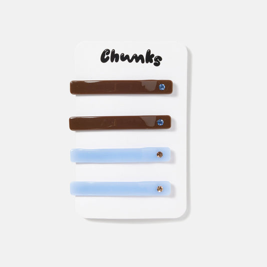 CHUNKS - Slides in Chocolate + Periwinkle