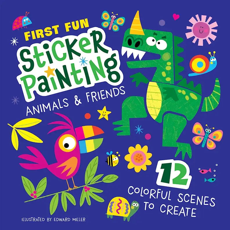 Wellspring - First Fun Sticker Painting: Animals & Friends