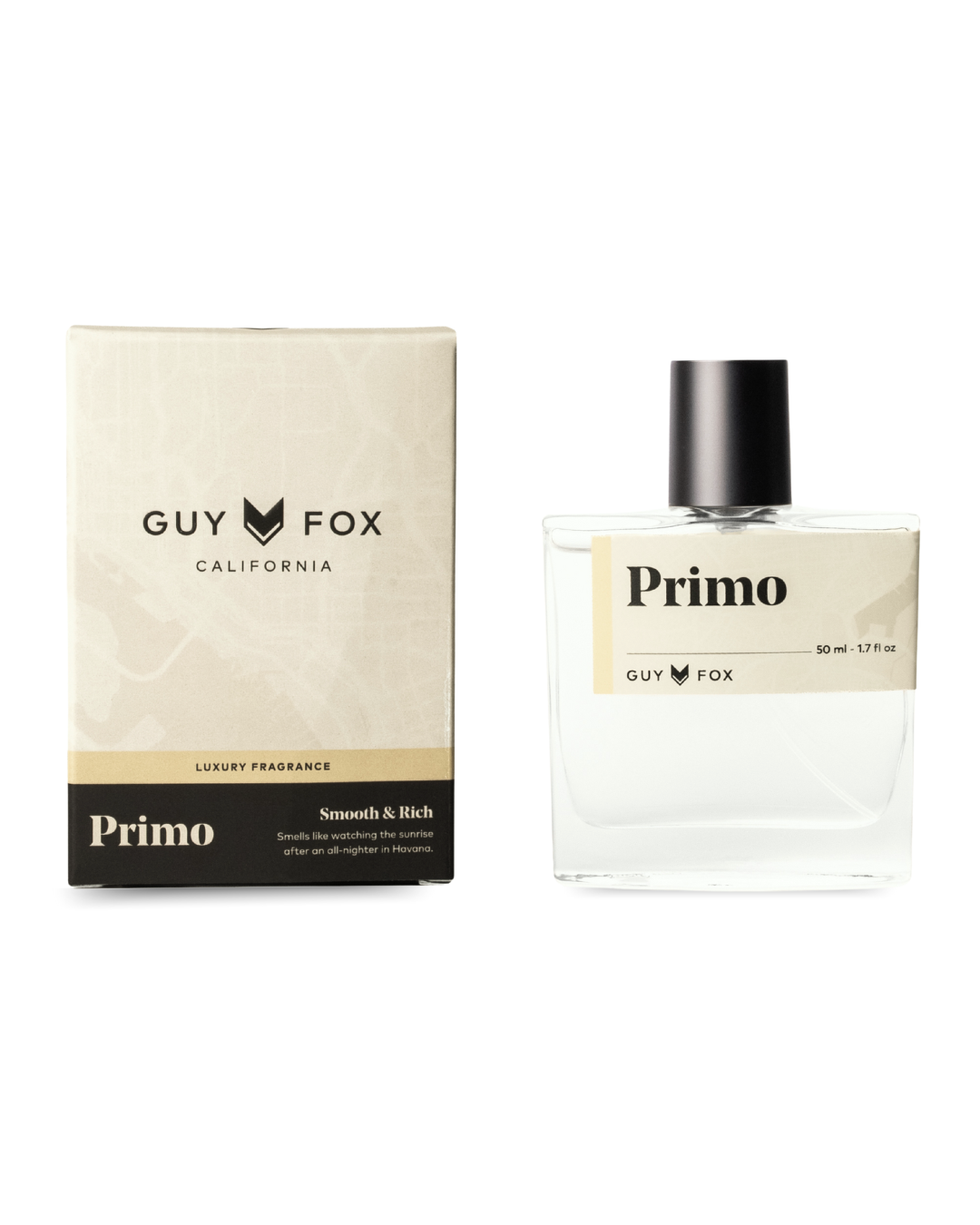 GUY FOX - Primo - Men's Cologne - Santal, Cuban Cigar, Smoked Rum