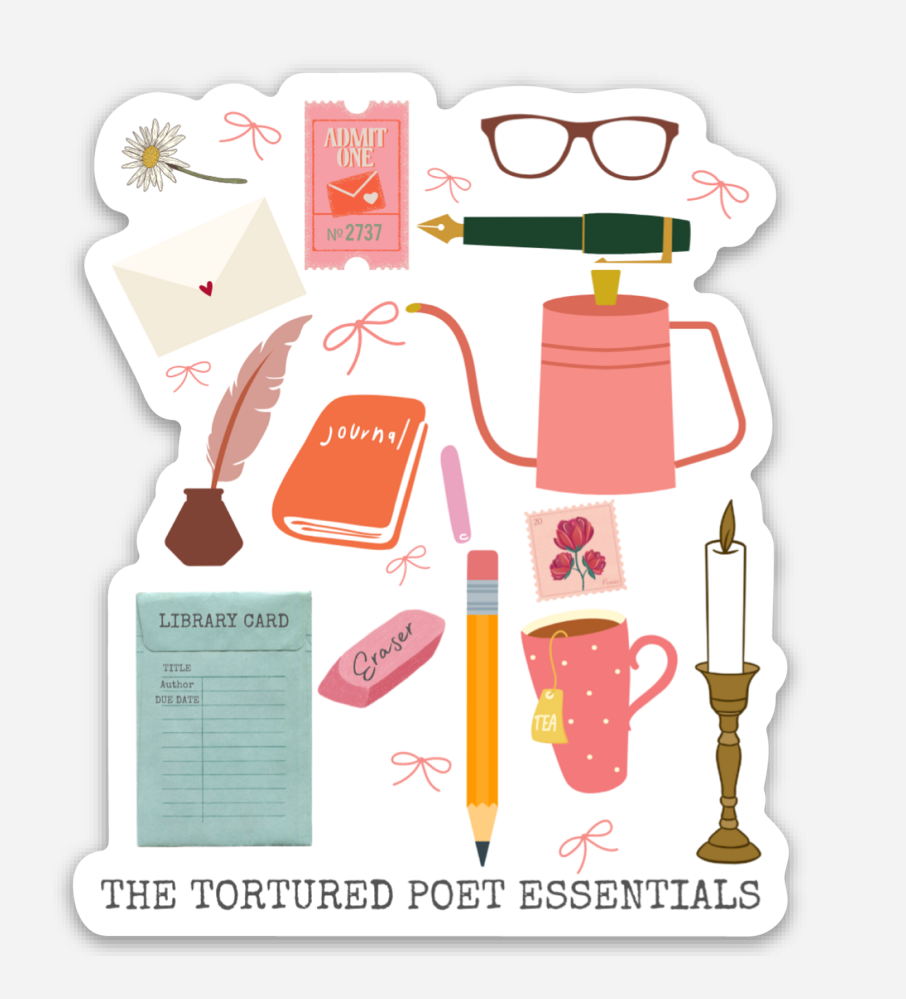 inviting affairs paperie - The Tortured Poet's Essential Sticker (Taylor Swift)