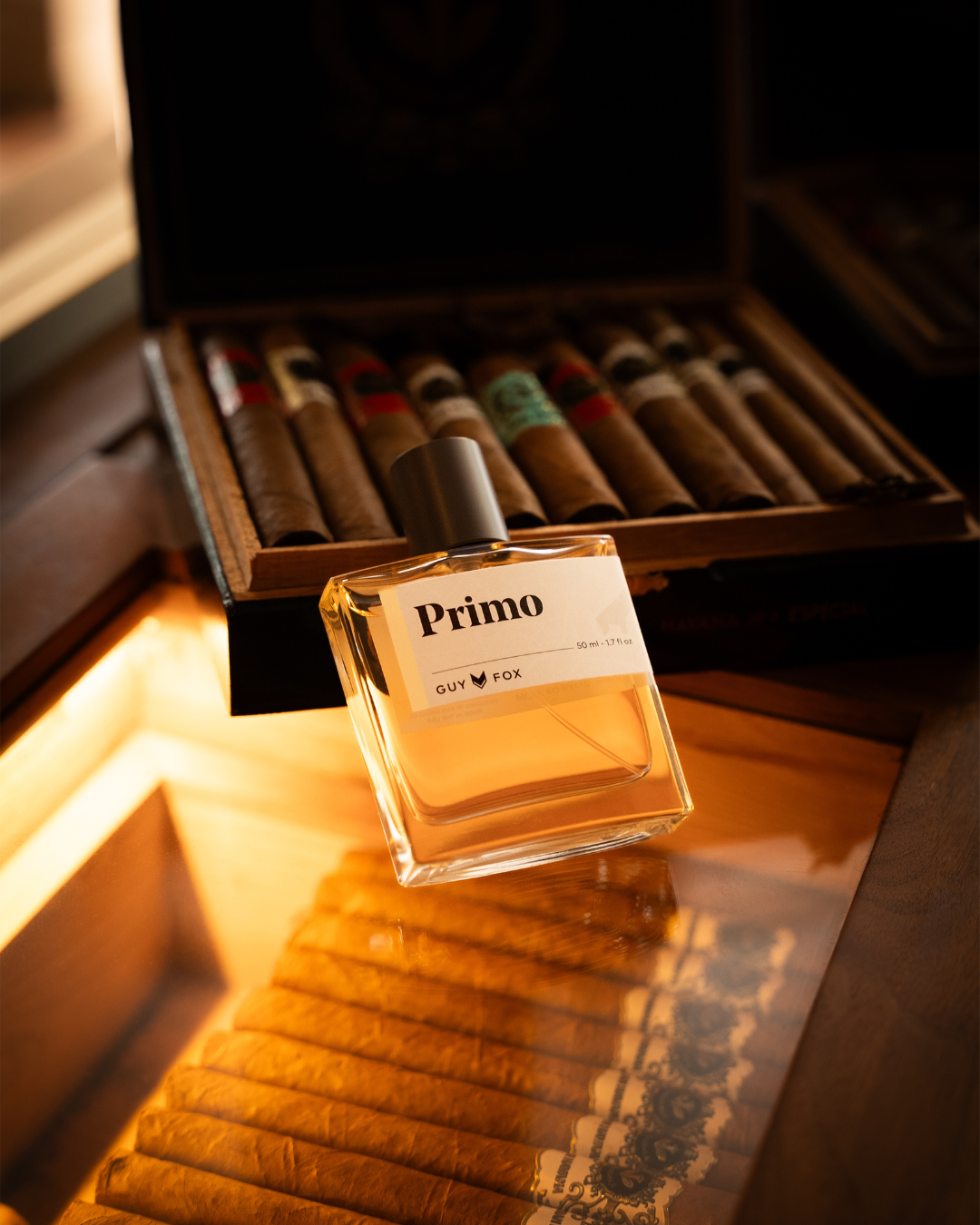 GUY FOX - Primo - Men's Cologne - Santal, Cuban Cigar, Smoked Rum