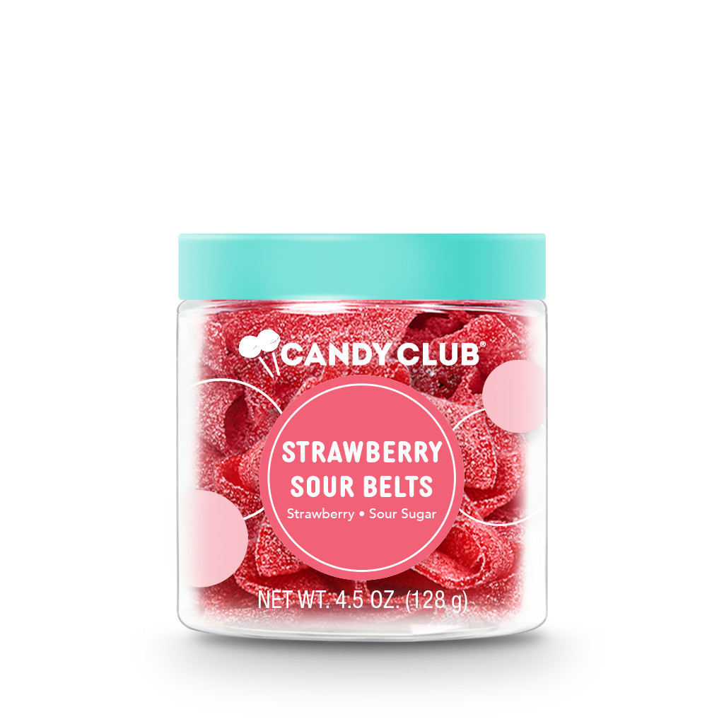 Candy Club - Strawberry Sour Belts