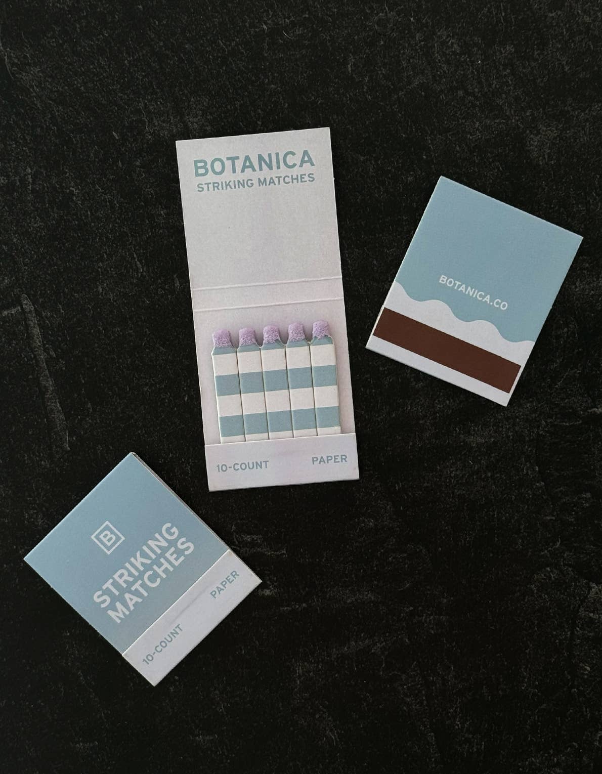 BOTANICA - Signature Matchbook - Rainier (Periwinkle)