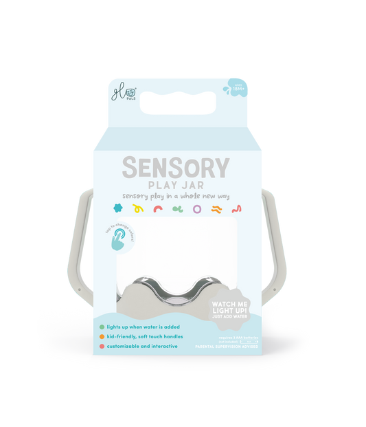 Glo Pals - Cloud Grey Sensory Play Jar (NEW)