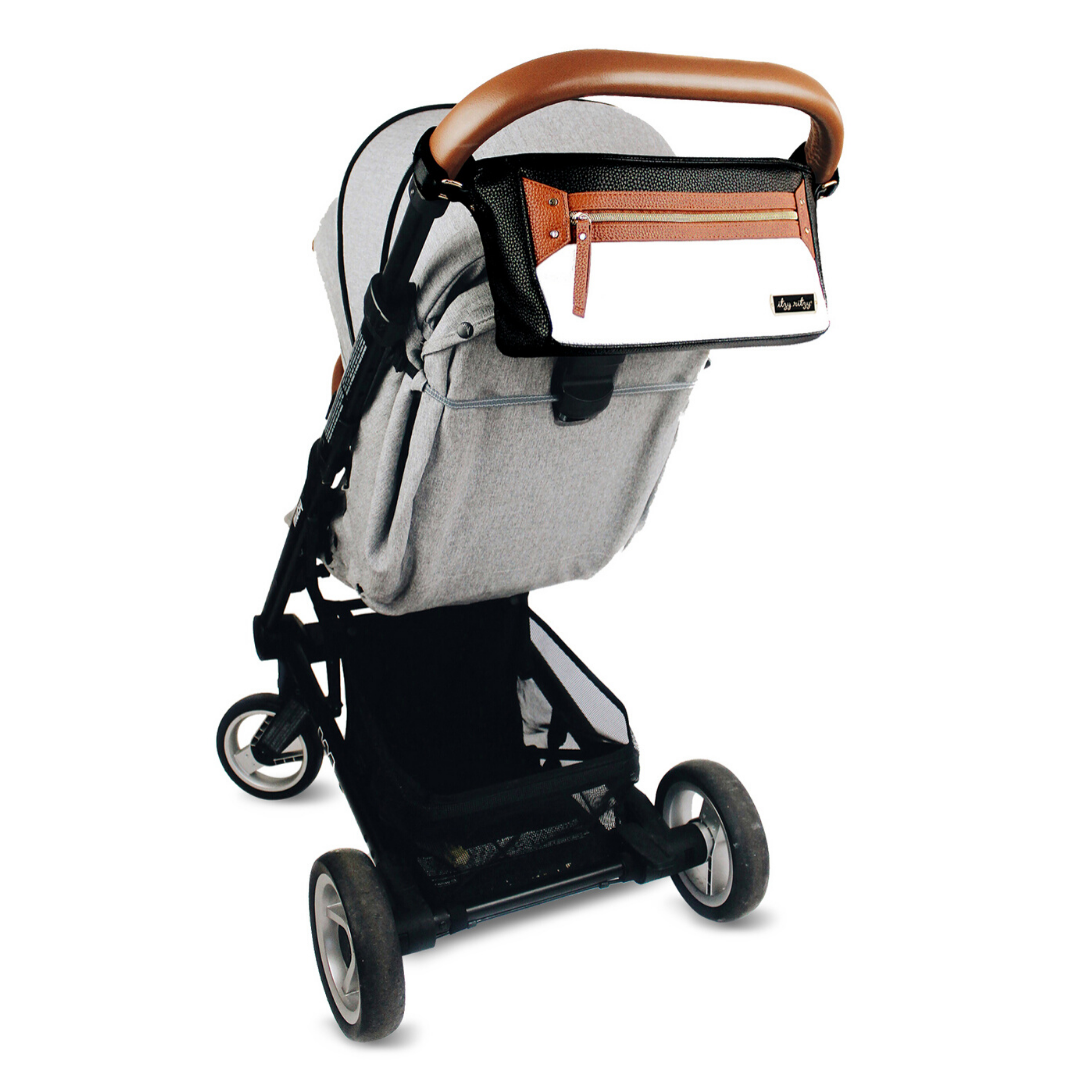 Itzy Ritzy - Coffee & Cream Travel Stroller Caddy