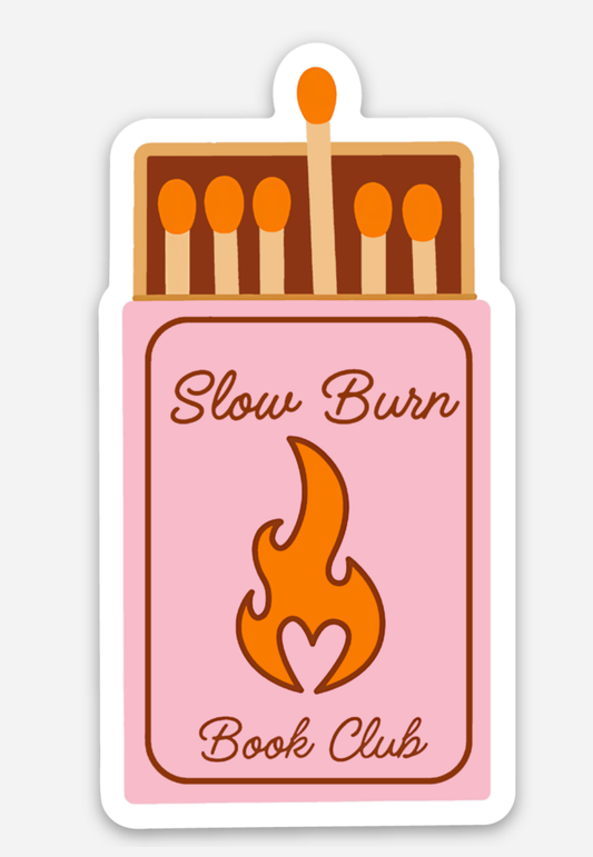 inviting affairs paperie - Slow Burn Book Club Sticker