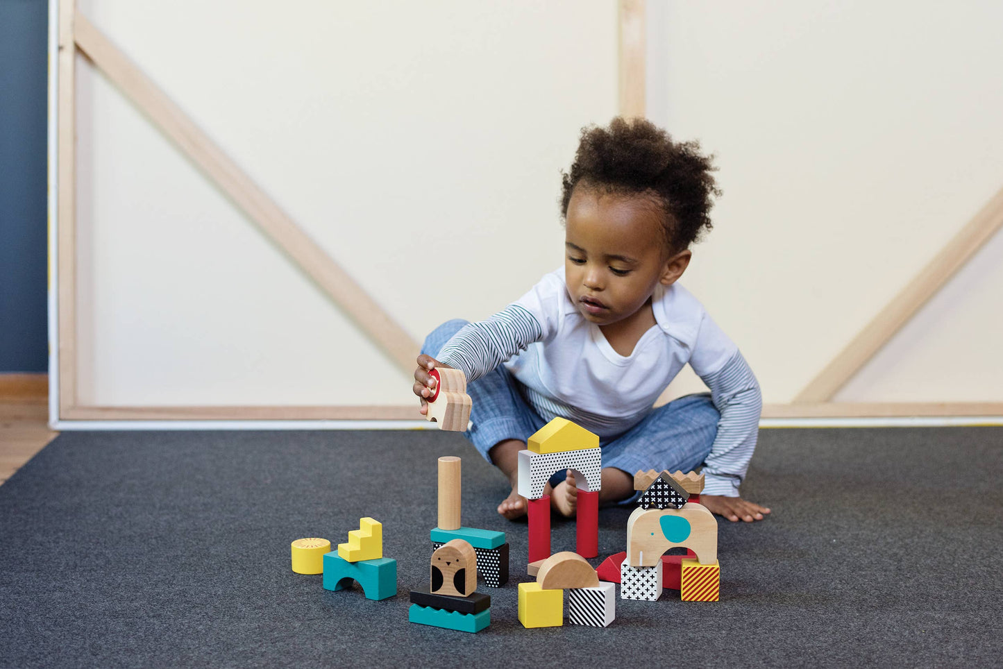 Wooden Blocks Animal Town