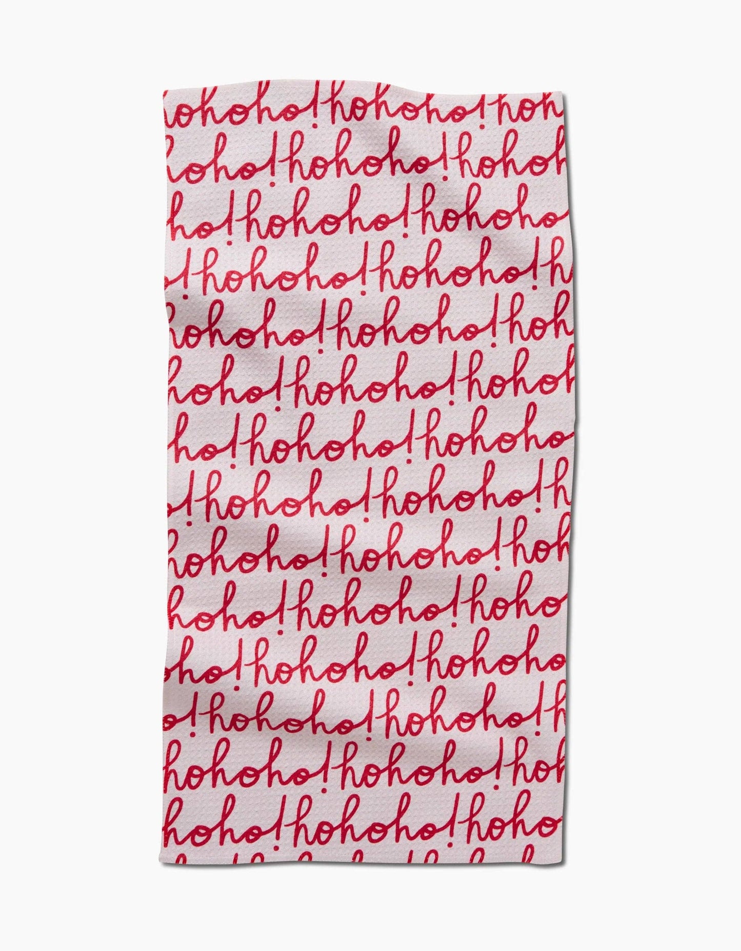 Geometry - Ho Ho Holiday Red Bar Towel