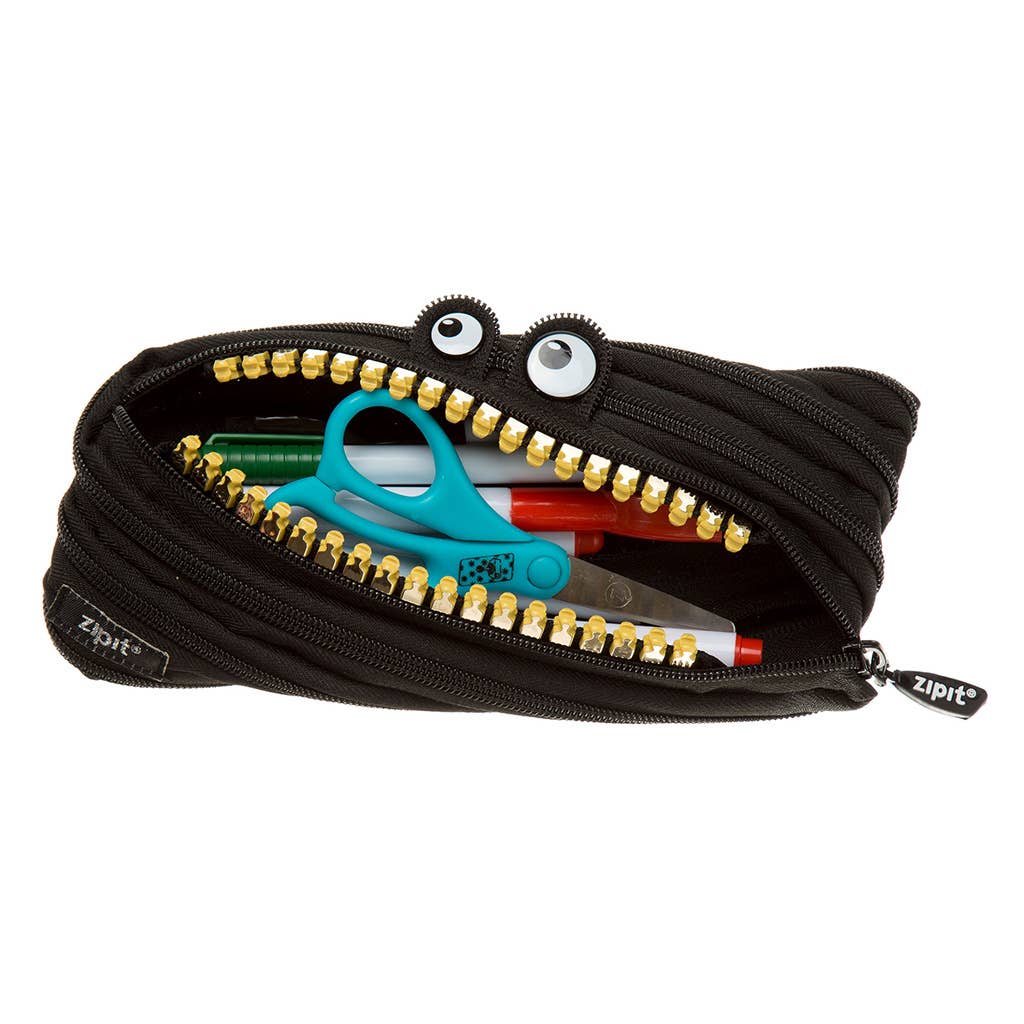 ZIPIT - ZIPIT Grillz Monster Pencil Case, Black