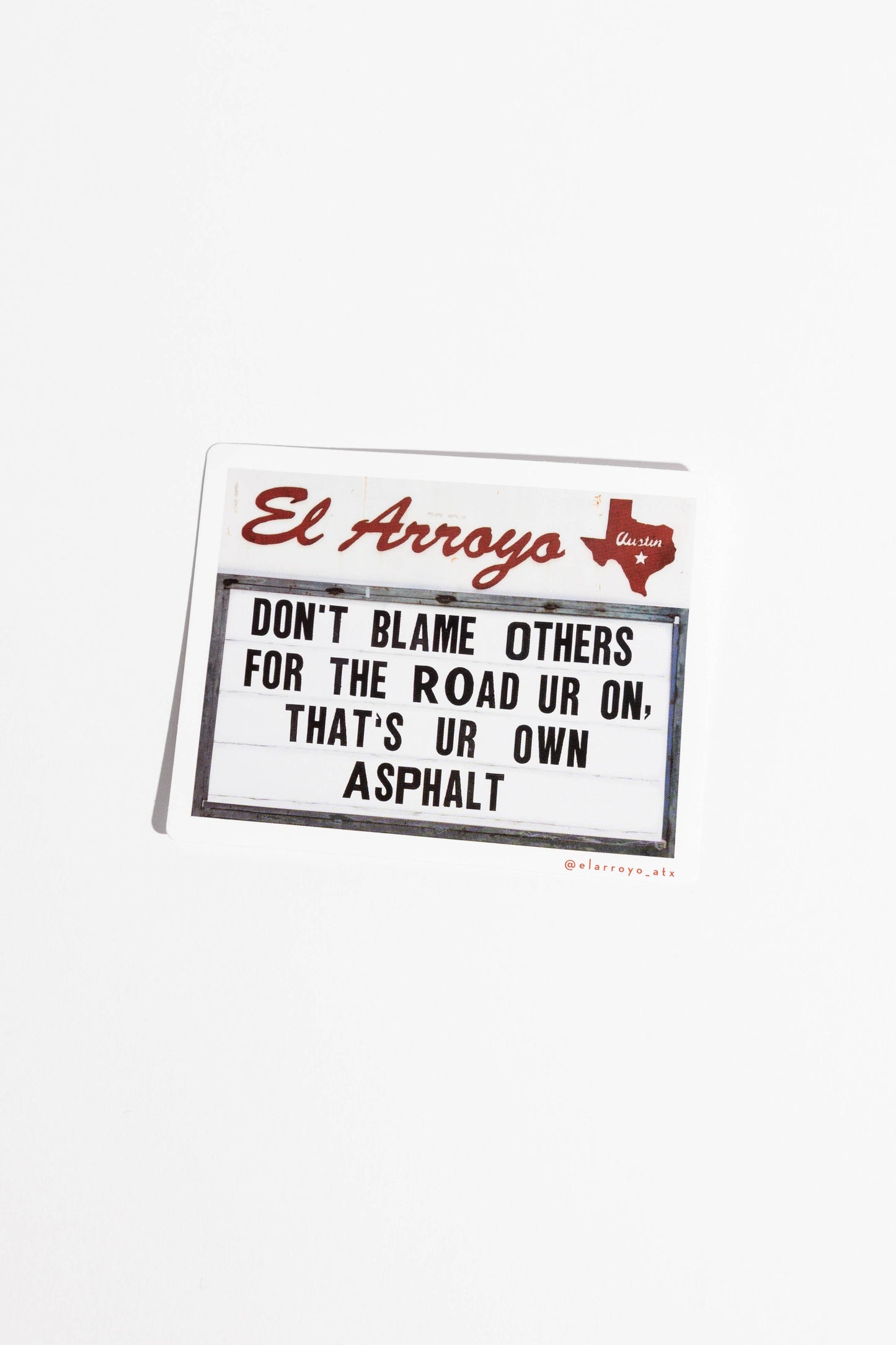 El Arroyo - Sticker - Ur Own Asphalt