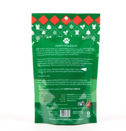 Pet Palette Distribution - Lord Jameson Christmas Cobbler Organic Soft&Chewy Dog Treats