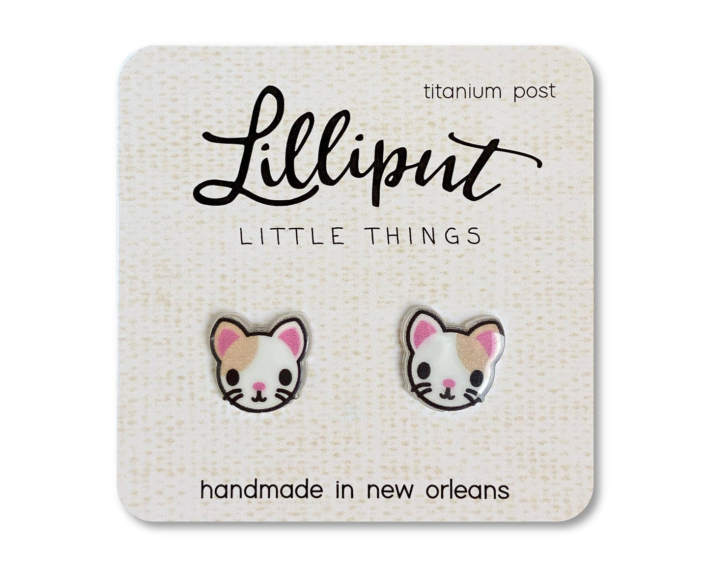 Lilliput Little Things - Kitty Cat Earrings