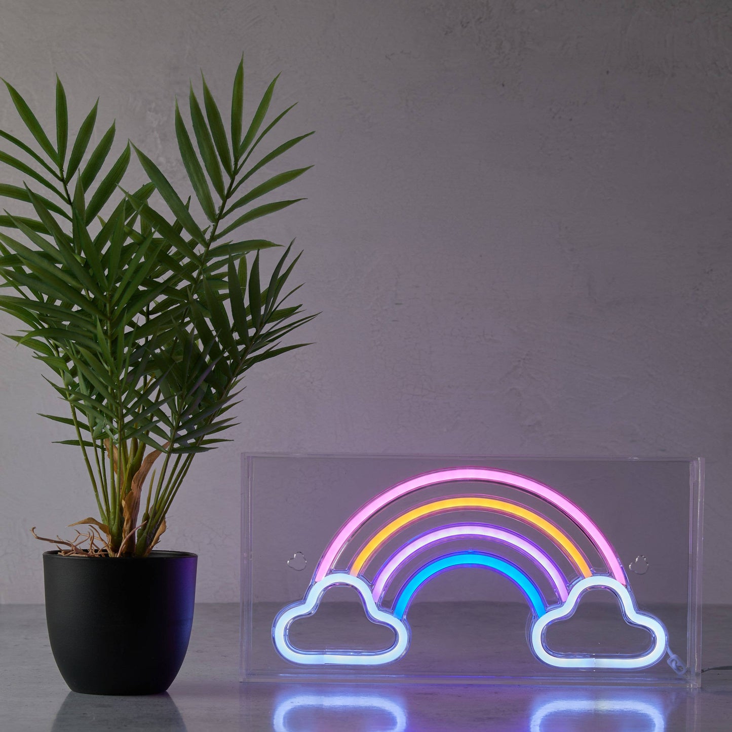 Trend Tech Brands - Neon Art Desktop & Wall Signs-Rainbow