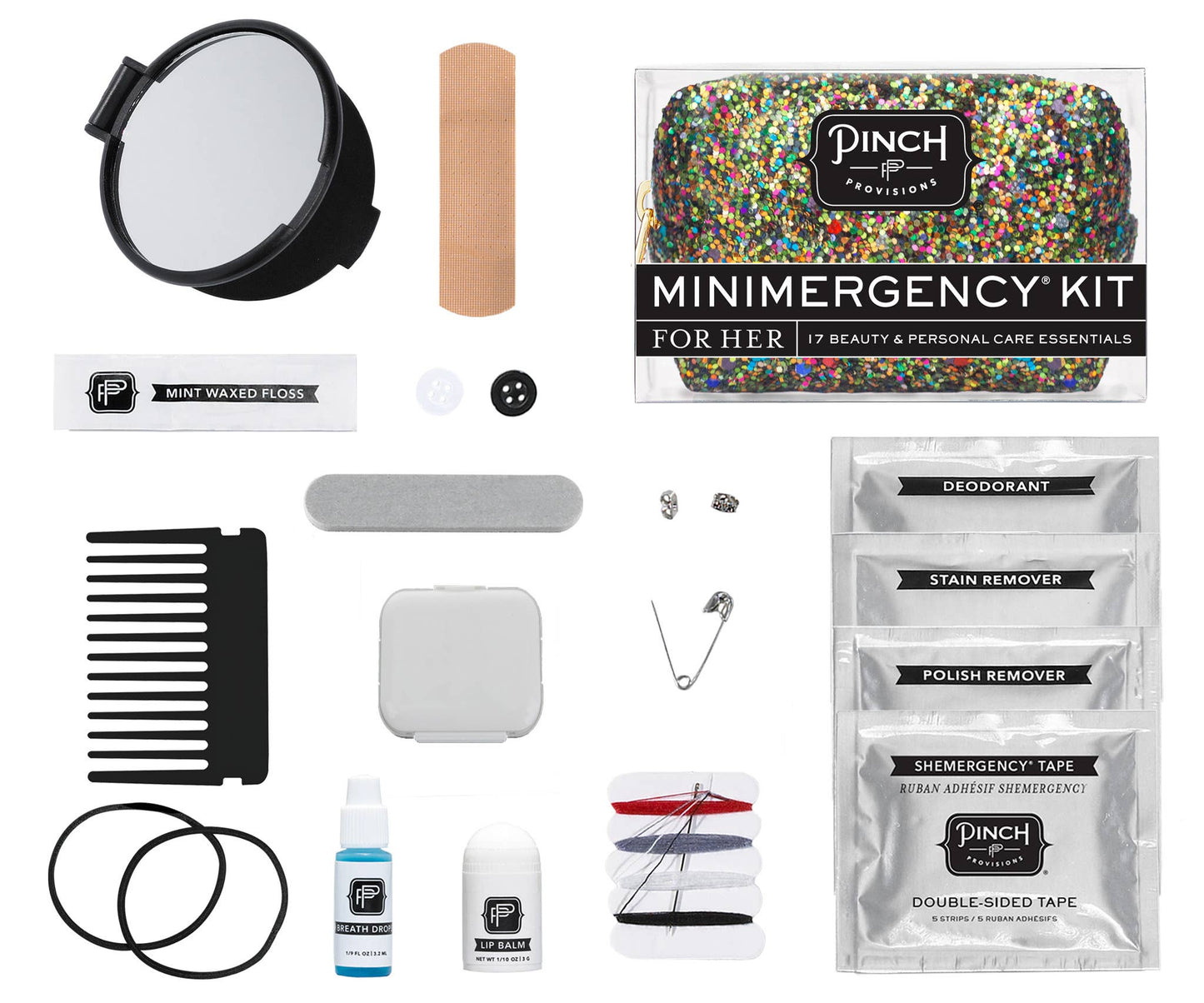 Olive Multi Glitter Minimergency Kit