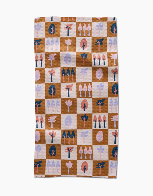 Geometry - Autumn Forest Bar Towel