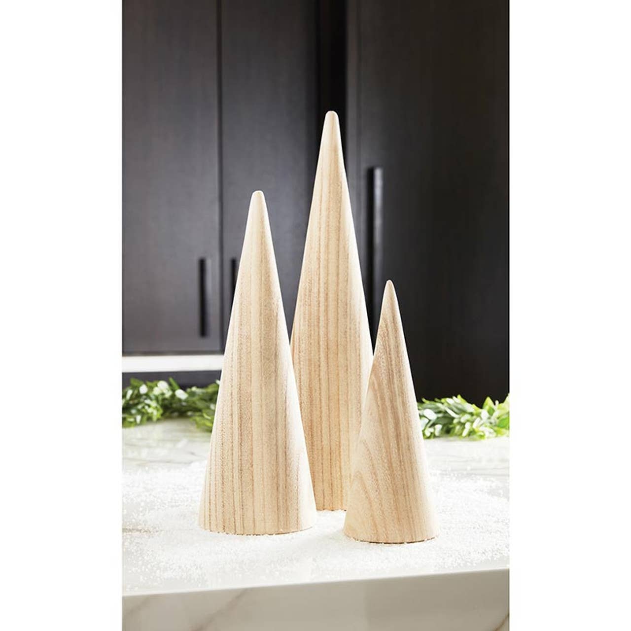 Santa Barbara Design Studio by Creative Brands - Natural Wood Cone Tree - Small