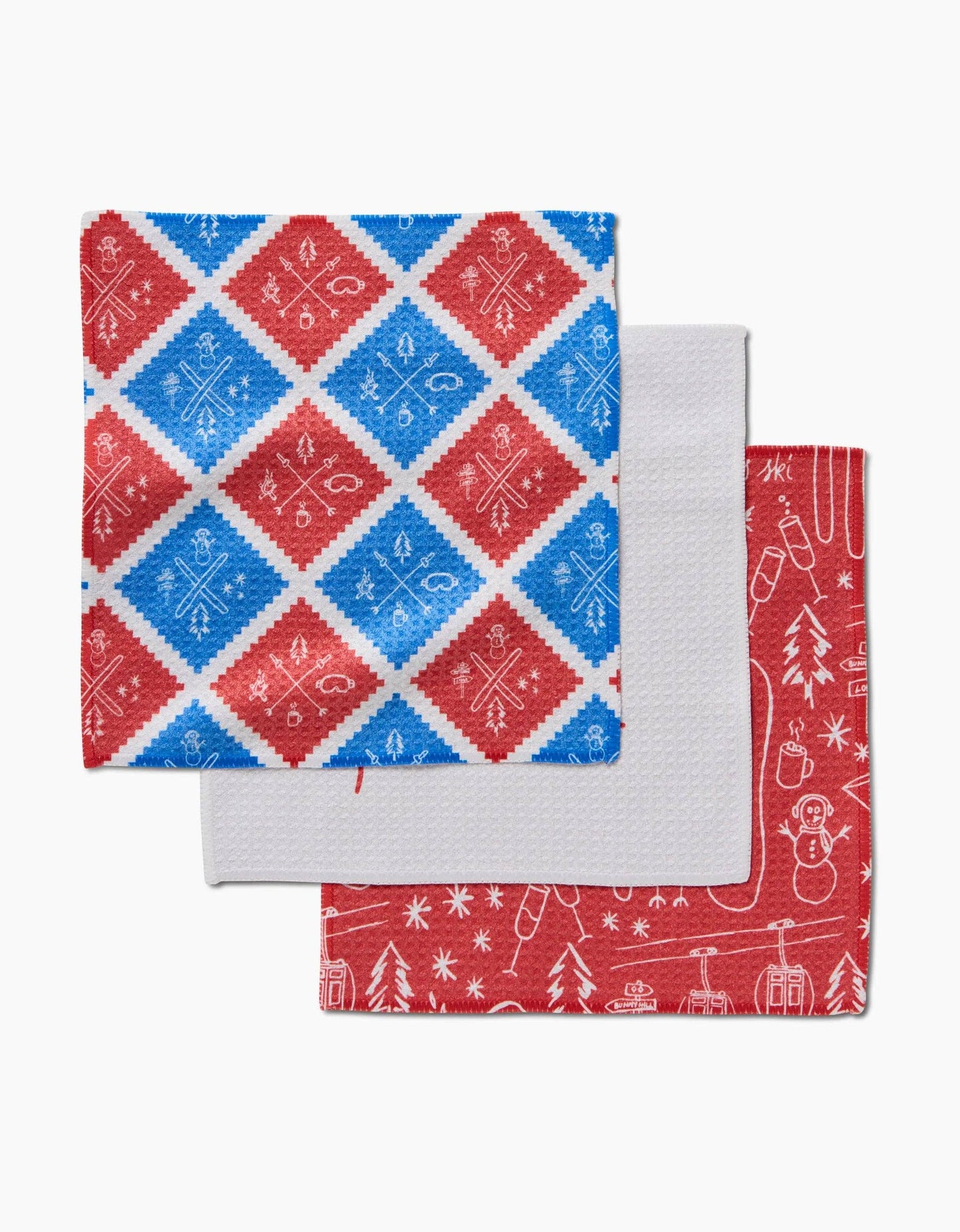 Geometry - Apres Ski Dishcloth Set