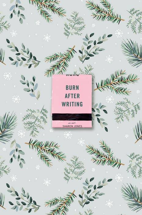 Penguin Random House LLC - Burn After Writing-Wntr Leaves