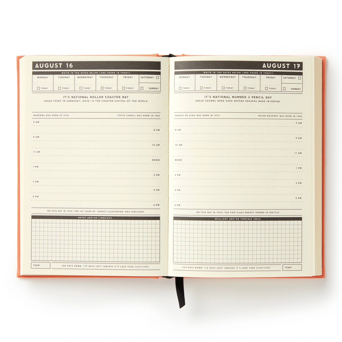 Brass Monkey - Part-Time Adult Undated Daily Planner