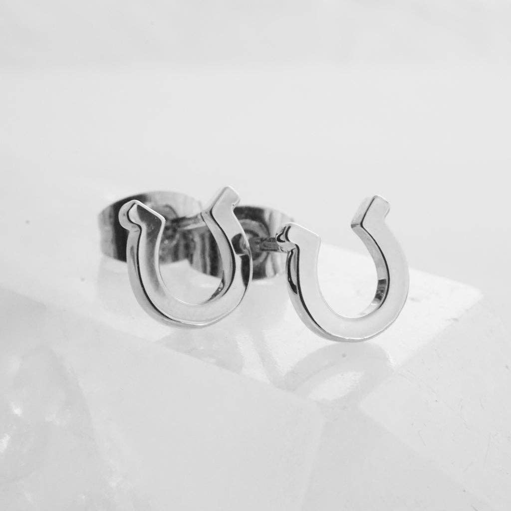 Honeycat Jewelry - Horseshoe Studs