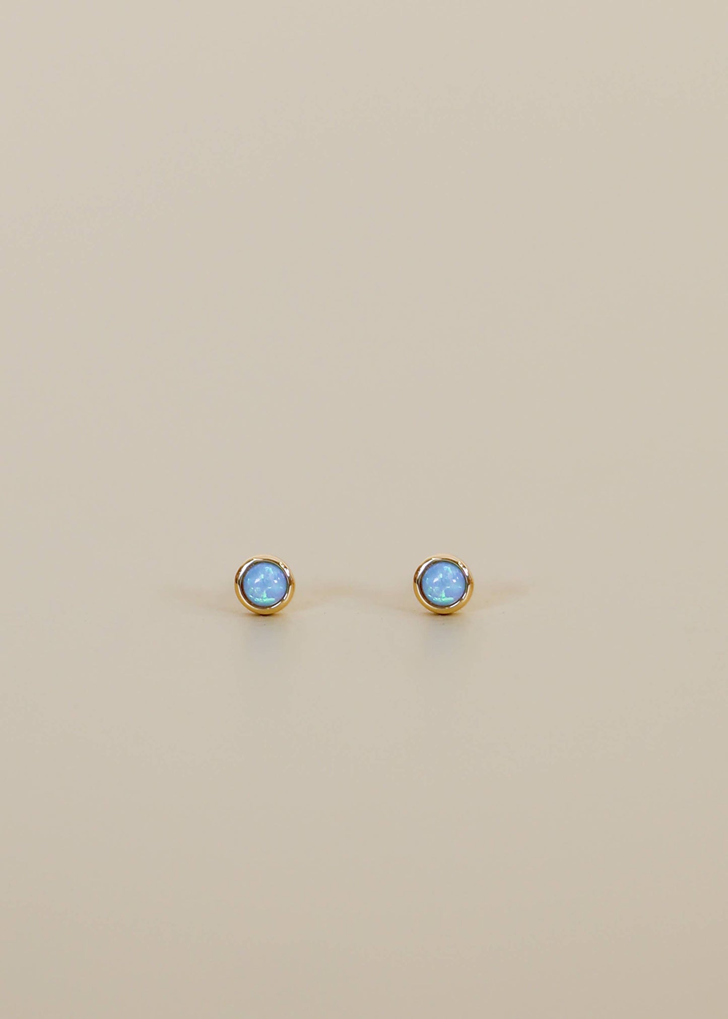 JaxKelly - Simple Stud - Fire Opal- Earring