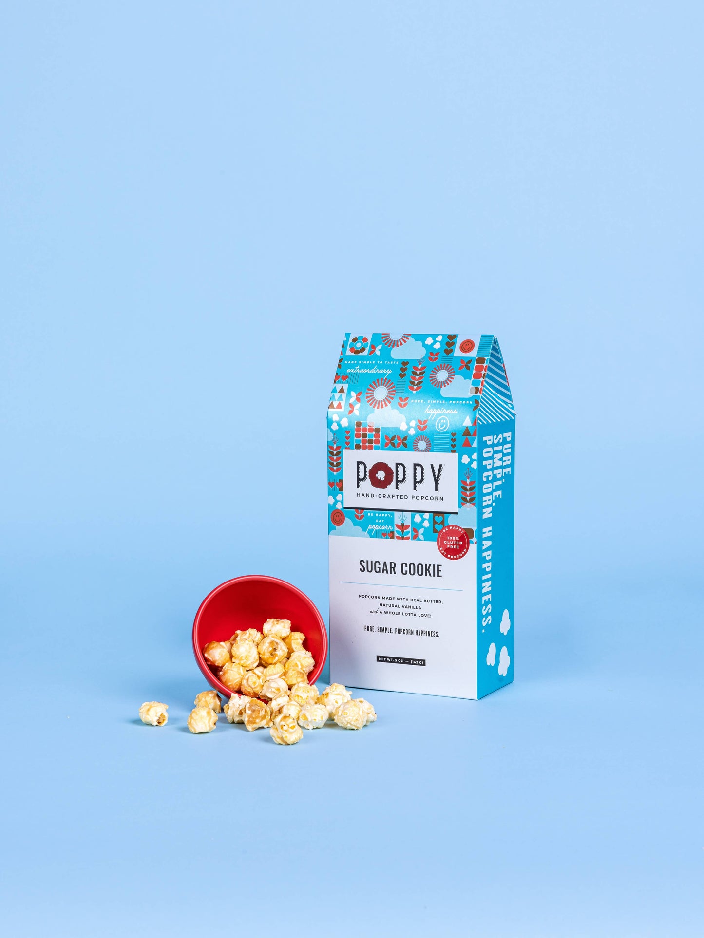 Poppy Hand-Crafted Popcorn - Sugar Cookie Gift Box Popcorn